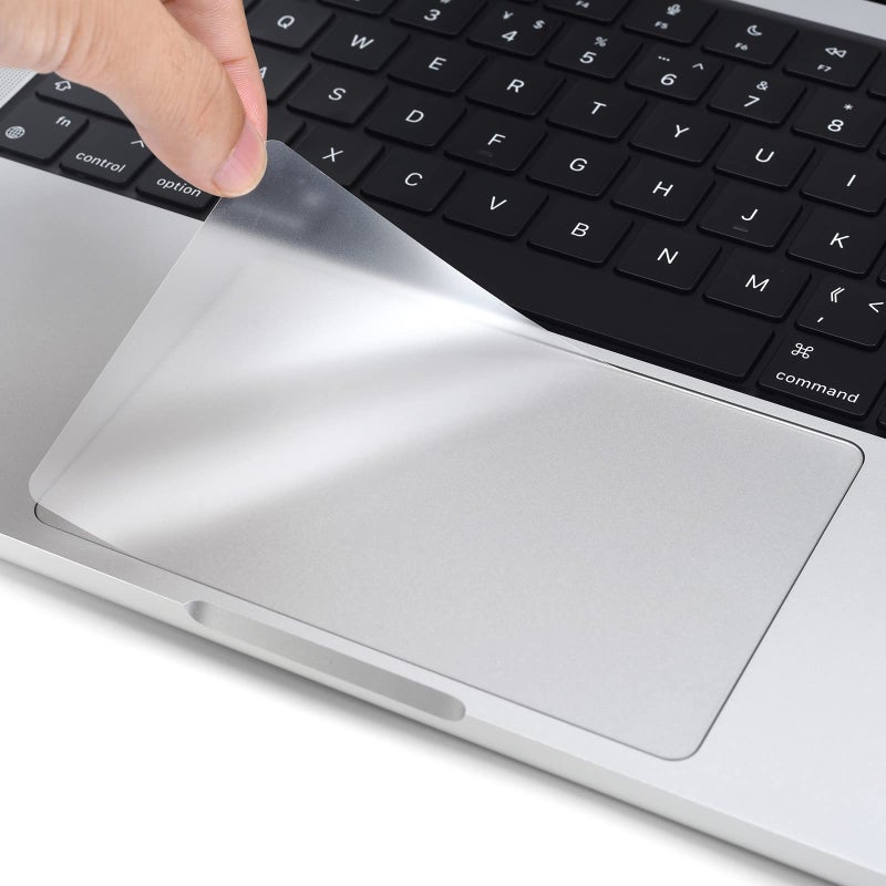 iKammo 2 Pack MacBook Air 13 A2337 M1 A2179 TrackPad Protector Cover Skin, Clear Anti-Scratch Touchpad Cover Film for 2018 2019 2020 2021 Apple MacBook Air 13 Inch A2337 M1 A1932 A2179 with Touch ID - Image 1